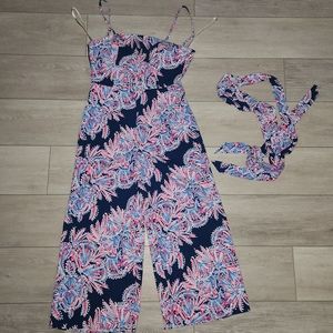 Lilly pulitzer xs 0 jumpsuit jumper one piece